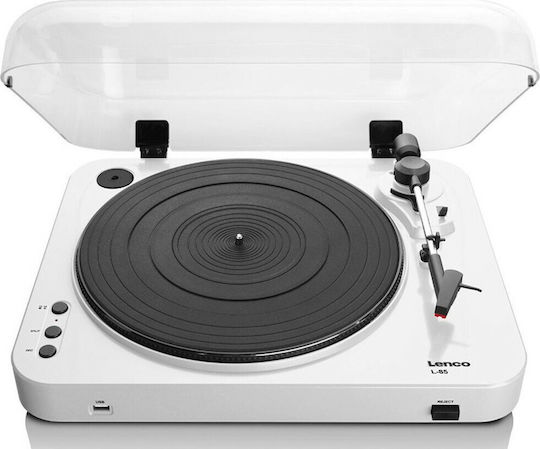 Lenco L-85 Turntables with Preamplifier White