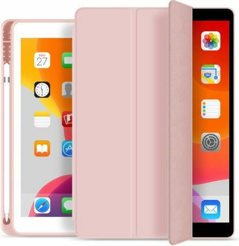 Tech-Protect SC Pen Smart Cover Flip Cover Ροζ Χρυσή (iPad 2019/2020/2021 10.2'')