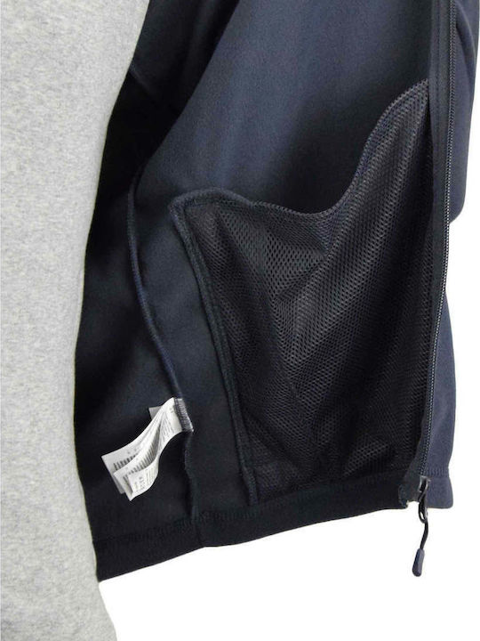 Daybreaker Fleece Men's Fleece Cardigan with Zipper Navy Blue