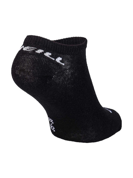 O'neill Sneaker Socks Unisex Plain Socks Black 3 Pack