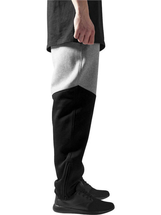 Zig Zag Sweatpants without Elastic Black / Grey / White