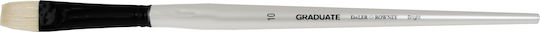 Daler Rowney Graduate Synthetic Bristle Flat Plaque Paint Brush No10