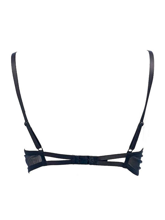 Luna Push Up Bra Black