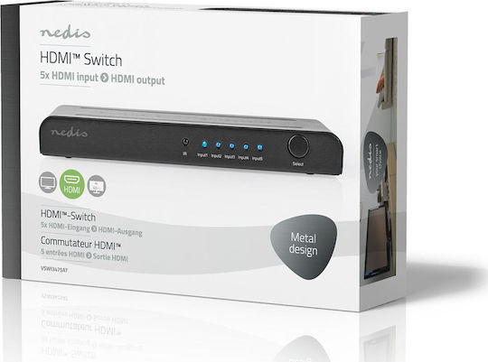 Nedis HDMI Switch VSWI3475AT