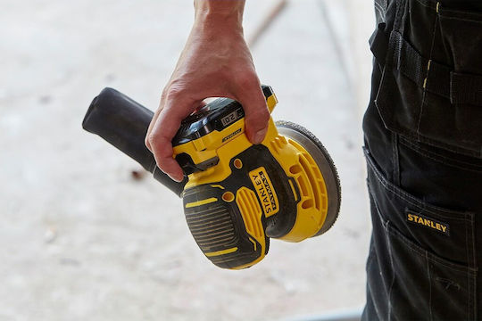 Stanley Έκκεντρο Τριβείο Χούφτας 18V Solo με Σύστημα Αναρρόφησης