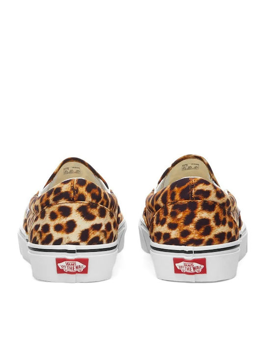 Leopard Classic Women's Canvas Slip-Ons Black/True White