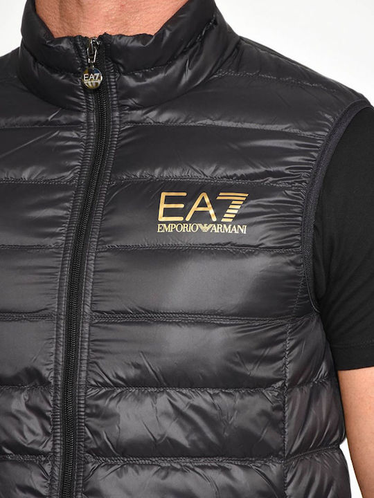 Sleeveless Winter Jacket Puffer Black