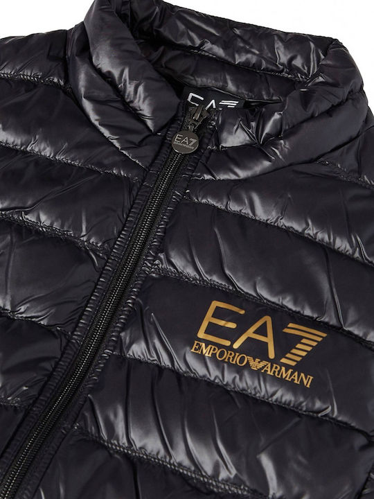 Sleeveless Winter Jacket Puffer Black