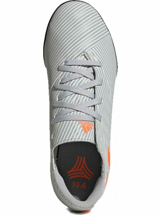 Nemeziz 19.4 TF Παιδικά Ποδοσφαιρικά Παπούτσια με Σχάρα Grey Two / Solar Orange / Chalk White