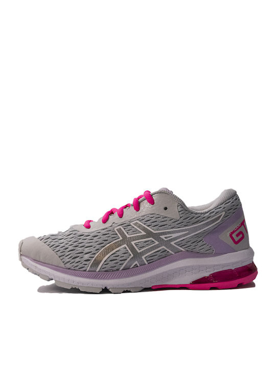 GT-1000 9 Kids Sports Shoes Running with Laces Silver