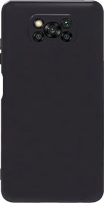 Silicone Back Cover Black (Poco X3 NFC / X3 Pro)