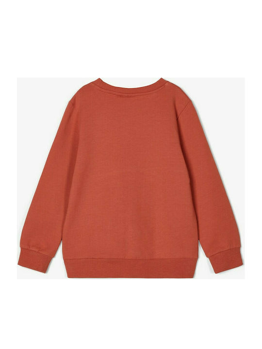 Name It Fleece Kinder Sweatshirt mit Taschen Rot