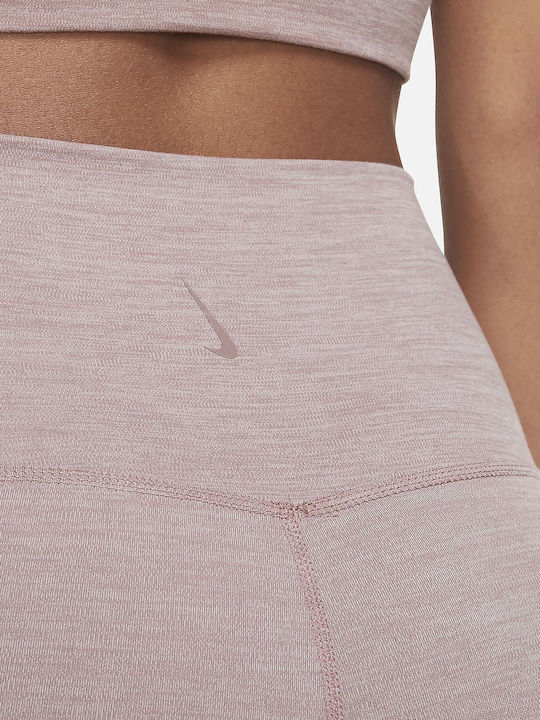 Dri-Fit Luxe Yoga Damen Gekürzte Leggings Für Formendefinition Hohe Taille Lila