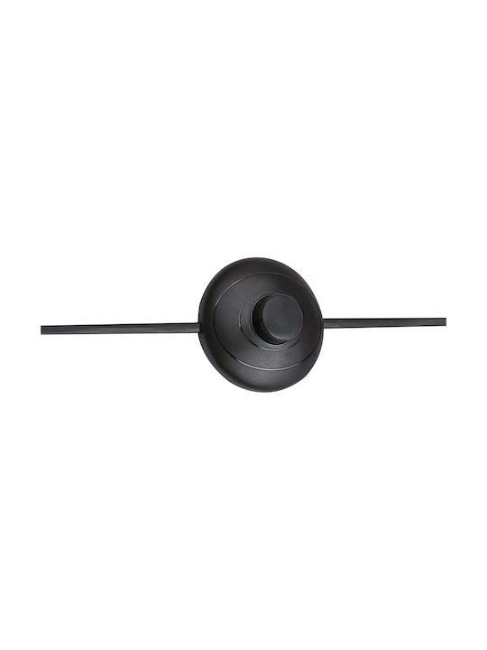 Globo Lighting Harald Metal Floor Lamp H119xW15cm. with Socket for Bulb E27 Black