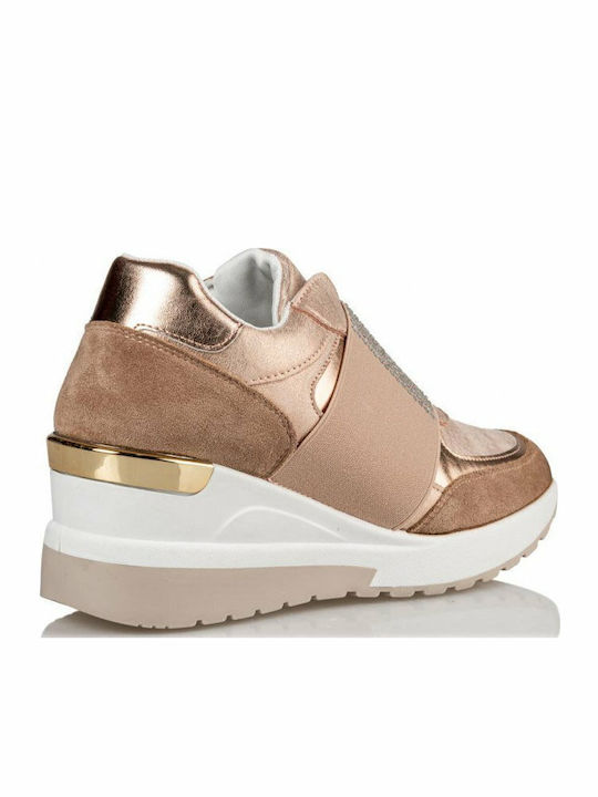 Damen Sneakers Gold