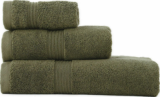 Nef-Nef Homeware Geschirrtuch Aegean 50x100εκ. Olive Gewicht 705gr/m²
