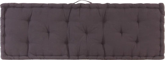 vidaXL Pernă pentru Bancă de Paletă Cărbune de lemn 120x40cm. 48675