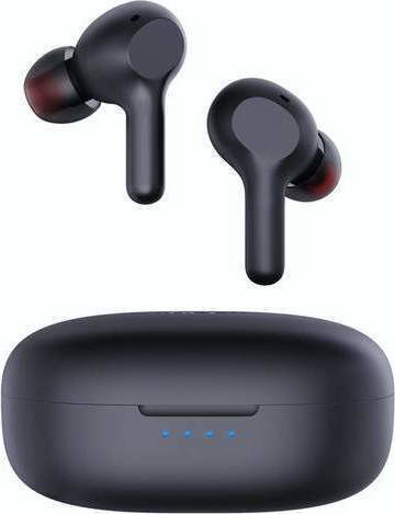 Aukey EP-T25 In-ear Bluetooth Handsfree Ακουστικά με Αντοχή στον Ιδρώτα και Θήκη Φόρτισης Μαύρα