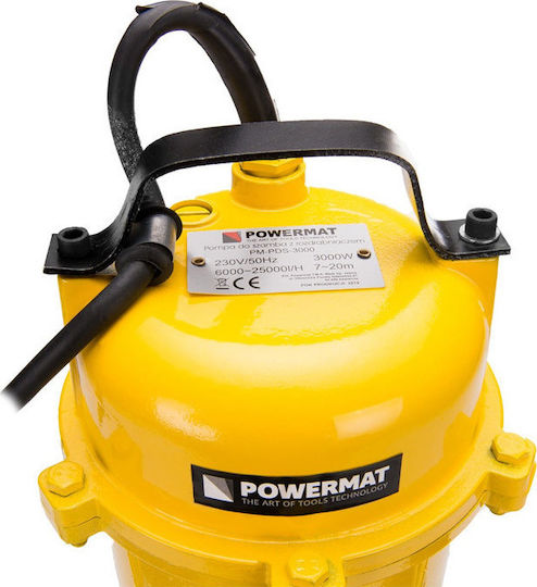 Powermat PM-PDS-3000 Μονοφασική Αντλία Πηγαδιού 1hp PM-PDS-3000