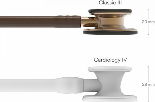 3M Littmann Classic III Στηθοσκόπιο Non Chill με Διπλό Κώδωνα Καφέ