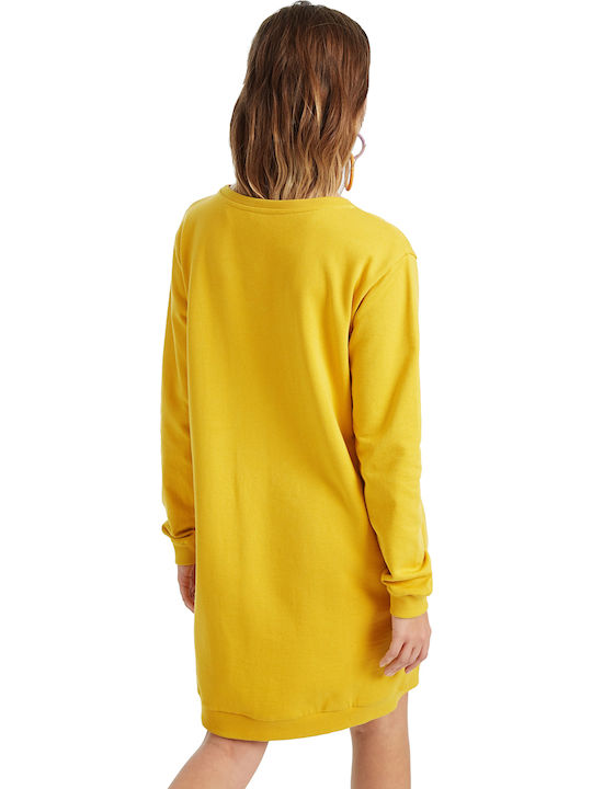 Desigual Glory Mini Dress Yellow