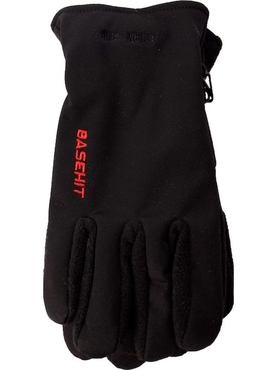 Basehit Μαύρα Ανδρικά Fleece Γάντια