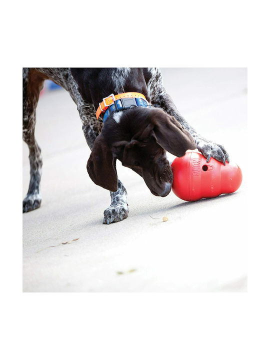 Kong Wobbler Schulung Hundespielzeug Klein 17cm Rotes 1Stück