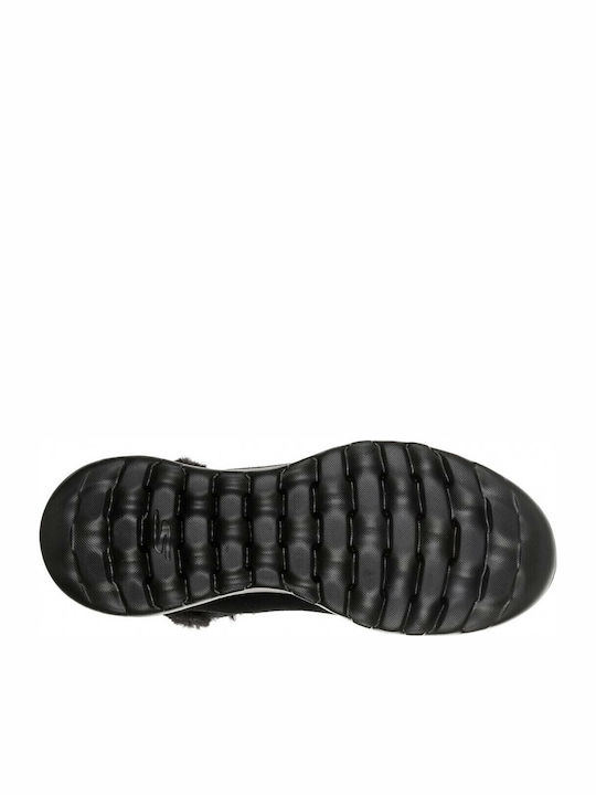 On The Go Joy Suede Γυναικεία Μποτάκια Μαύρα