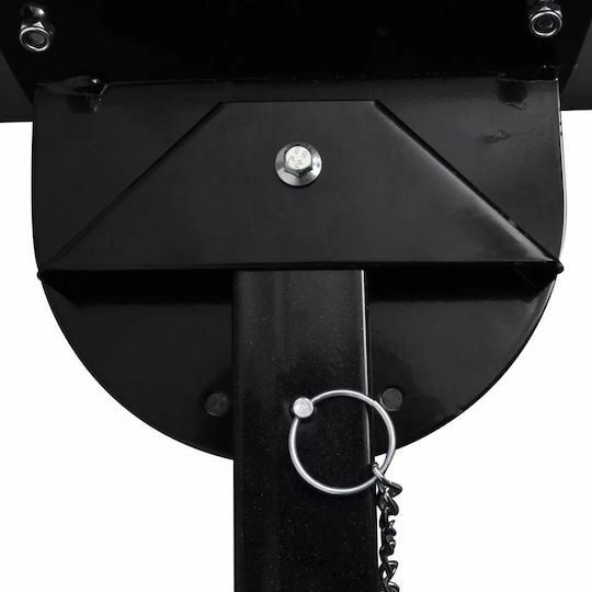 vidaXL Snow Shovel Wheeled with Shaft 74cm and Metal Handle