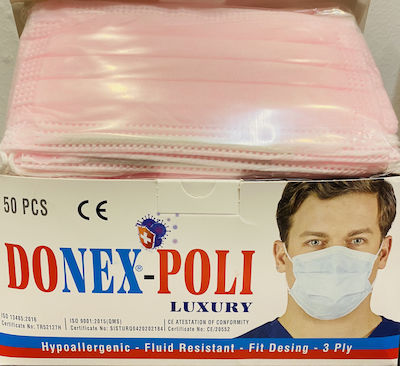 Poli Donex Luxury Hypoallergenic 3ply Mască de protecție 50buc