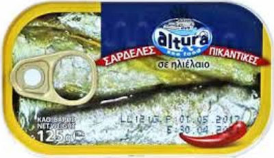 Altura Sardine Πικάντικες Σε Ηλιέλαιο 1buc