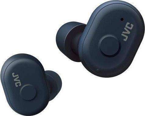 JVC HA-A10T In-Ear Bluetooth-Freisprecheinrichtung Kopfhörer mit Schweißresistenz und Ladeetui Blau