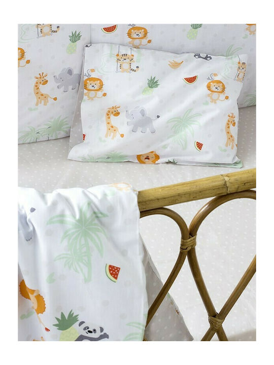 Nima Cotton Baby Quilt Tagalong 100x140cm Multicolour
