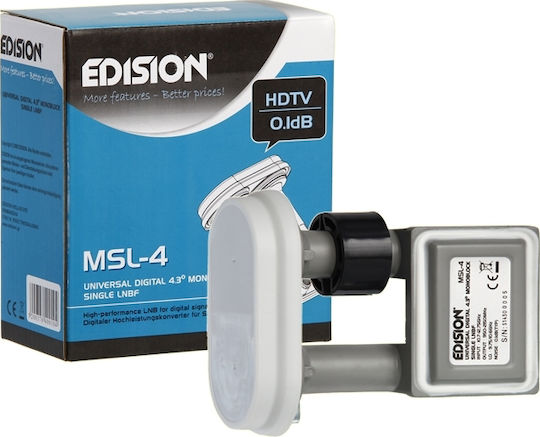 Edision MSL-4 LNB Monoblock with Low Noise Limit 0.1dB