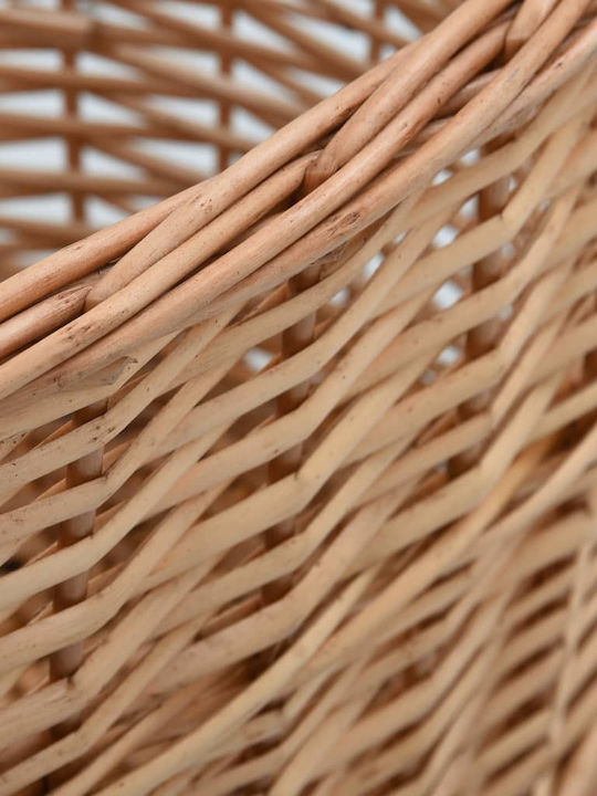 vidaXL Lemn Coș Depozitare lemne 58x42x29cm Maro