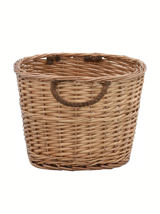 vidaXL Lemn Coș Depozitare lemne 58x42x29cm Maro