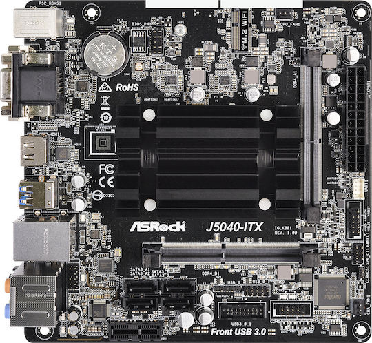 ASRock J5040-ITX SoC Motherboard Mini ITX with Intel BGA1090 Socket