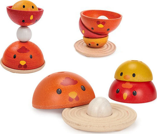 Plan Toys Stapelspielzeug Küken aus Holz für 12++ Monate