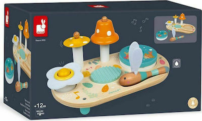 Janod Activity Table Pure made of Wood with Music for 12++ Months