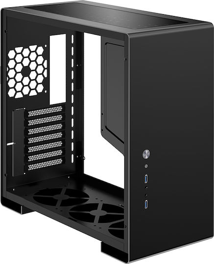 Jonsbo U5 Gaming Middle Tower Carcasă PC Cu Deschidere Laterală Neagră
