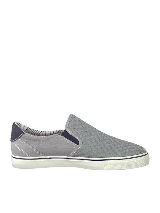 Πάνινα Ανδρικά Slip-On Γκρι