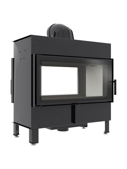 Kratki Lucy 16 T Ενεργειακό Τζάκι Ξύλου Αερόθερμο 16kW Διαμπερές με Ανοιγόμενες Πόρτες