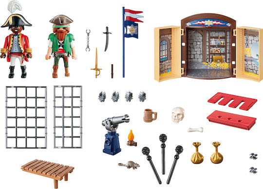 Playmobil Βαλιτσάκι Pirates Περιπέτειες των Πειρατών για 4-10 ετών