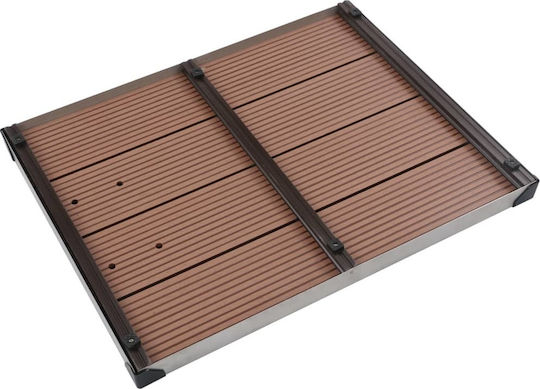 vidaXL Pool Shower with Length 80cm Brown