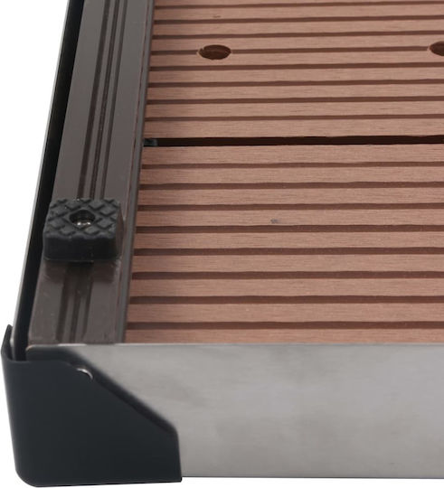 vidaXL Pool Shower with Length 80cm Brown