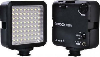 Godox LED64 Video Light 5500 - 65000K 4.5W with Luminance 1000 Lux