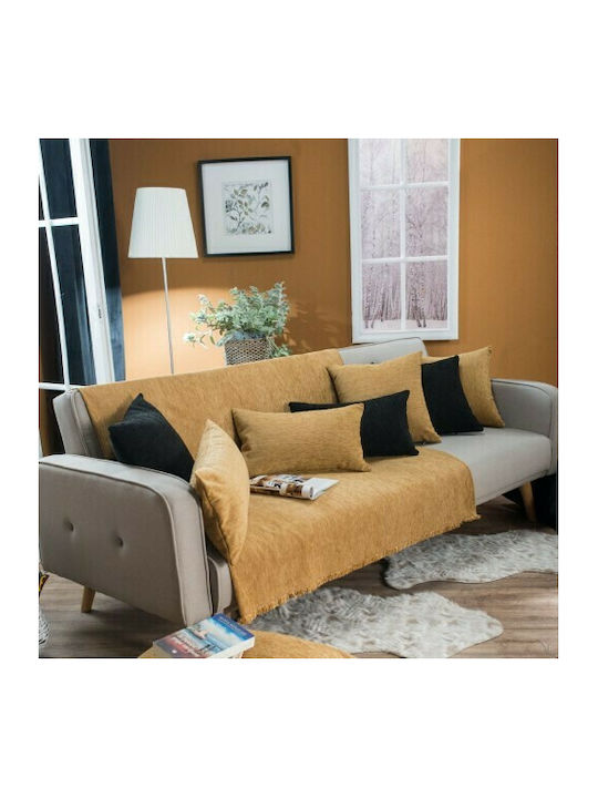 Teoran Solid Armchair Throw Chenille 150x180cm 307