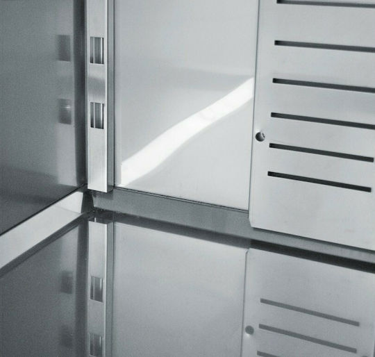 Bambas Frost Gewerblicher Kühlschrankraum mit 3 Türen B205xT72xH200cm Inox UP 205