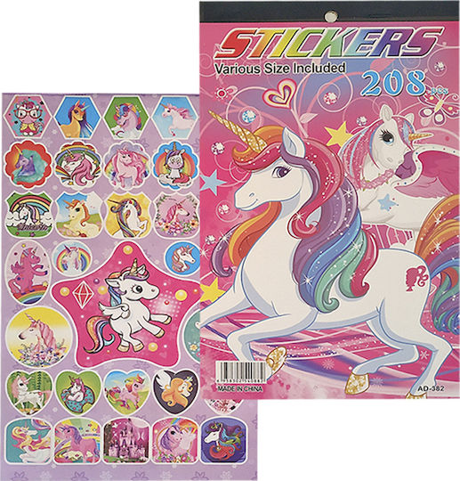 Justnote Sticker Album Unicorn (Various Designs/Assortment of Designs) 1pc