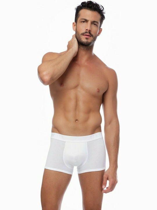 Minerva 90-20519 Men's Boxers White 2Pack 90-20519-005